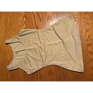 Assets by Spanx Shaping Women's Beige Tan Nude Tank Top Size Large